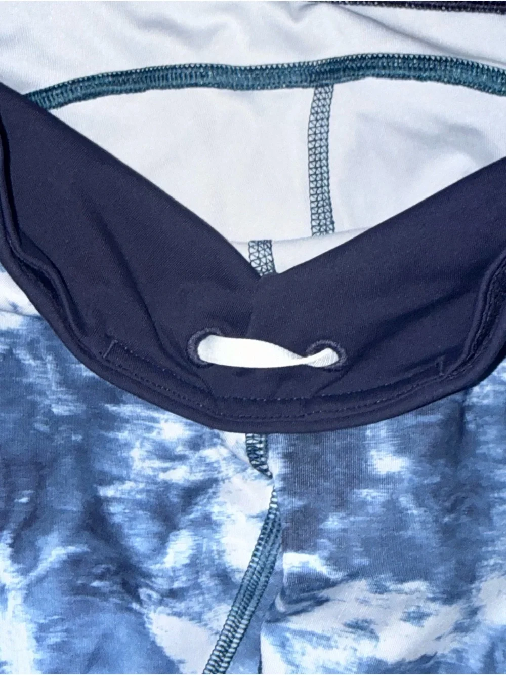Lululemon Sz 6 Speed Tight All Full On Luxtreme Sea Side Silver Fox Alberta Lake - Picture 5 of 9